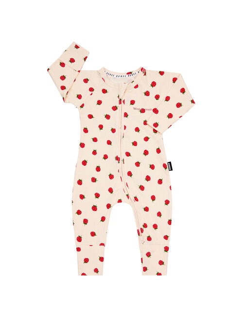 Bonds Newbies Berry Zippy Wondersuit, Peach product photo