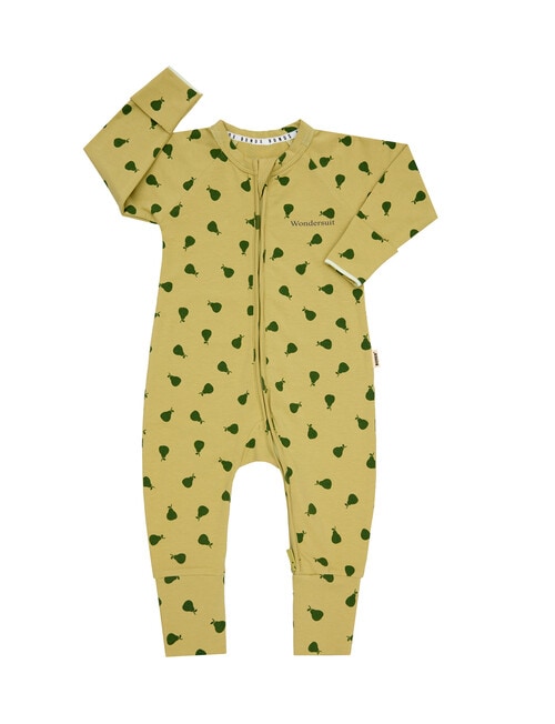 Bonds Newbies Pear Zippy Wondersuit, Mustard product photo