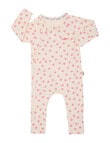 Bonds Newbies Pointelle Coverall, Petal Pop product photo