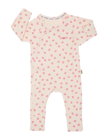 Bonds Newbies Pointelle Coverall, Petal Pop product photo