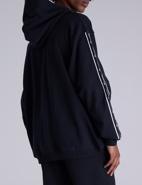 Champion Lux Taping Hoodie, Black product photo View 03 L