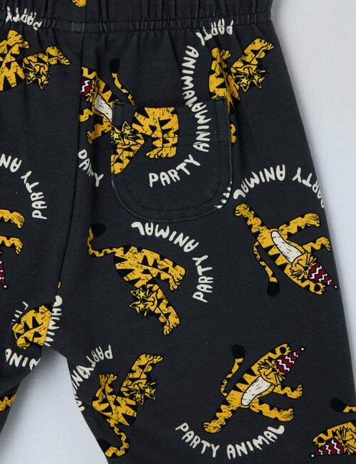 Bonds Soft Threads Party Animal Trackie, Brown & Yellow product photo View 03 L