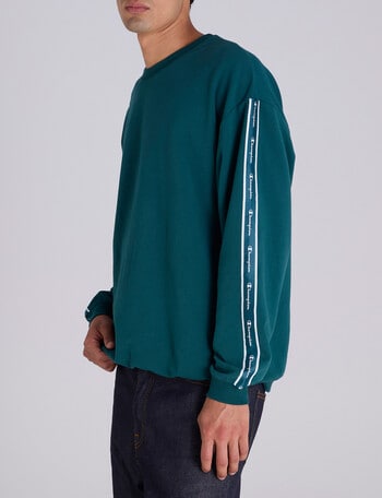 Champion Lux Taping Hoodie, Emerald product photo