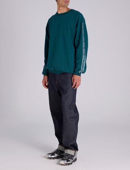 Champion Lux Taping Hoodie, Emerald product photo View 03 L