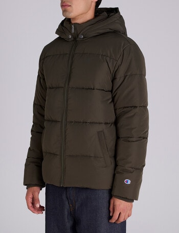 Champion Puffer Jacket, Army product photo