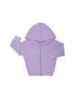 Bonds Long Sleeve Tech Zip Hoodie, Lilac product photo