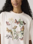Levis Tabor Butterfly Garden Tee, Egret product photo View 03 S