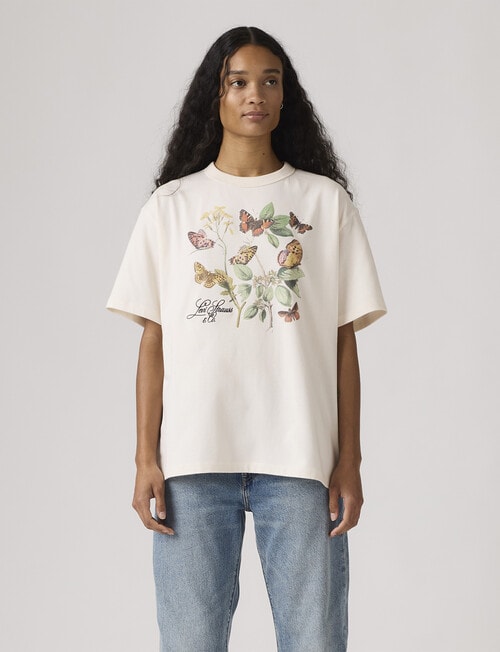 Levis Tabor Butterfly Garden Tee, Egret product photo View 04 L