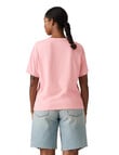 Levis Fancy Script Vintage Tee, Coral Blush product photo View 02 S
