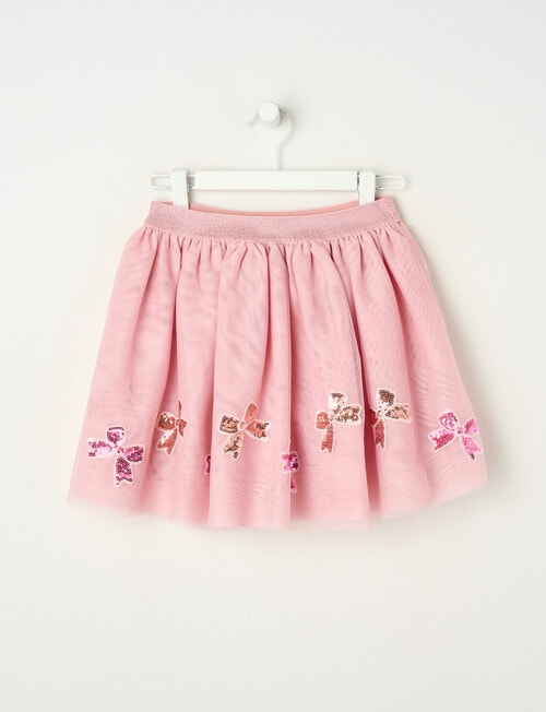 Mac & Ellie Bow Tutu Skirt, Blush product photo