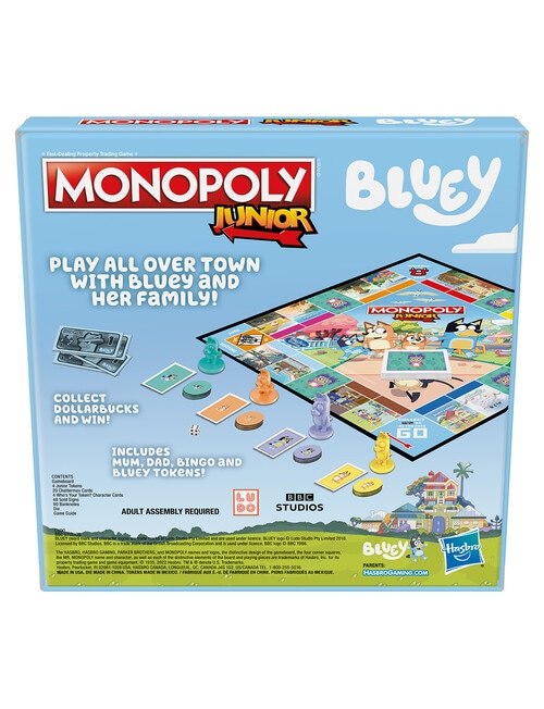 Hasbro Games Monopoly Bluey Junior product photo View 07 L