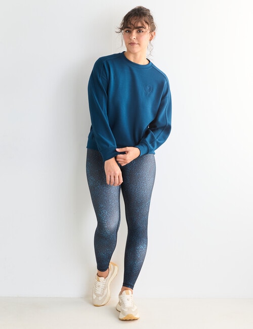 Superfit Crew Sweatshirt, Teal product photo View 03 L