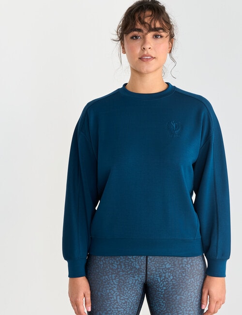 Superfit Crew Sweatshirt, Teal product photo View 05 L