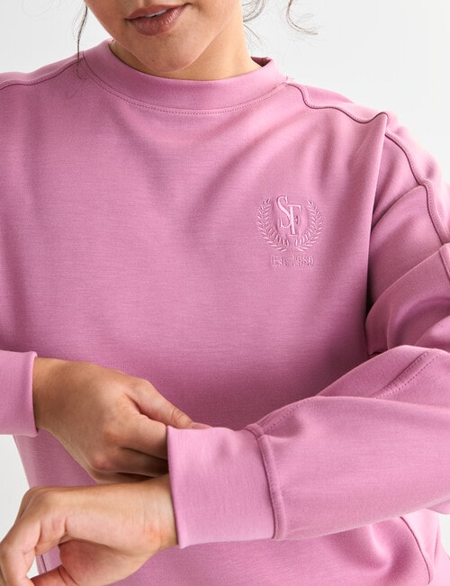 Superfit Crew Sweatshirt, Vintage Pink product photo View 04 L