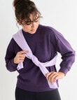 Superfit Crew Sweatshirt, Violet product photo