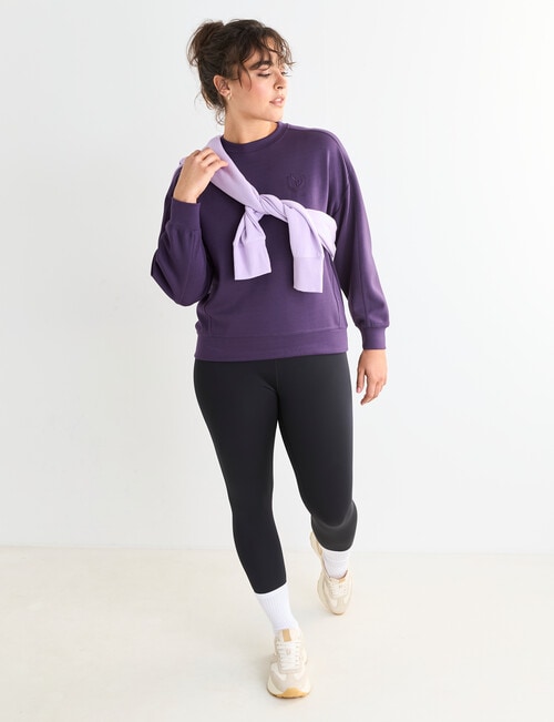 Superfit Crew Sweatshirt, Violet product photo View 03 L