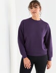 Superfit Crew Sweatshirt, Violet product photo View 05 S