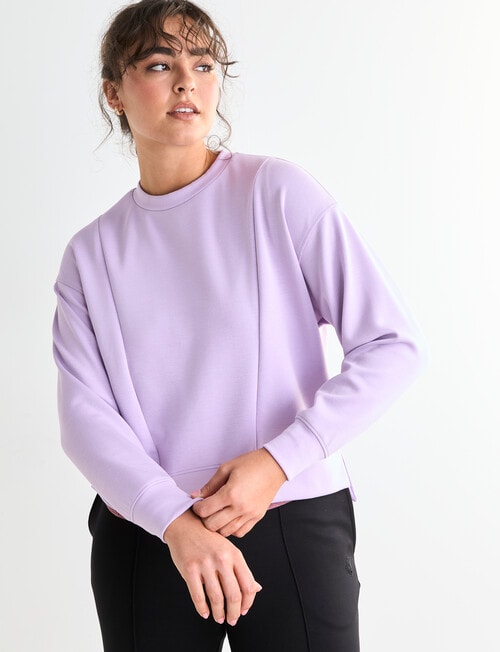 Superfit Crop Sweater, Lavender product photo