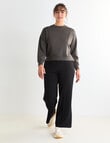 Superfit Crop Sweater, Olive product photo View 03 S
