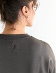 Superfit Crop Sweater, Olive product photo View 09 S