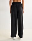 Superfit Woven Wide Pant, Black product photo View 02 S