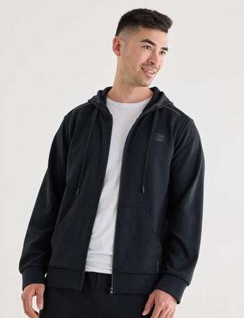 Gym Equipment Essential Zip Thru Hoodie, Black product photo