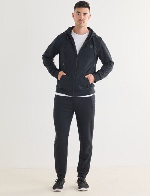 Gym Equipment Essential Zip Thru Hoodie, Black product photo View 03 L