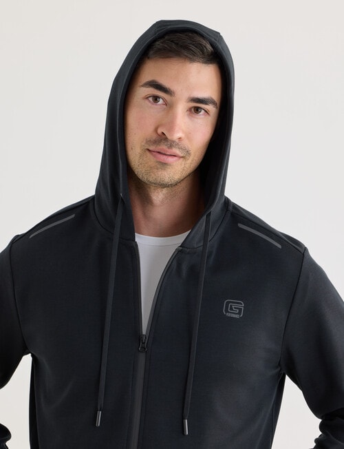 Gym Equipment Essential Zip Thru Hoodie, Black product photo View 06 L