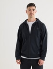 Gym Equipment Essential Zip Thru Hoodie, Black product photo View 07 S