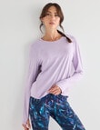 Superfit Limitless Long Sleeve Tee, Lilac product photo View 04 S