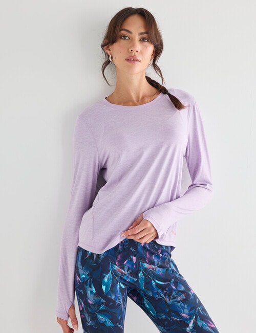 Superfit Limitless Long Sleeve Tee, Lilac product photo View 04 L