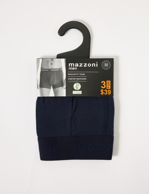 Mazzoni Viscose Rayon from Bamboo Trunk, Navy product photo View 03 L