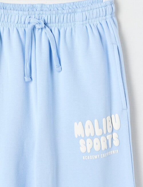 Switch Malibu Wide Leg Trackpant, Cornflower & White product photo View 02 L