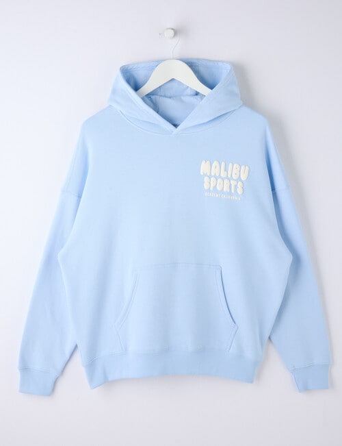 Switch Malibu Sports Oversized Hoodie, Cornflower & Vanilla product photo