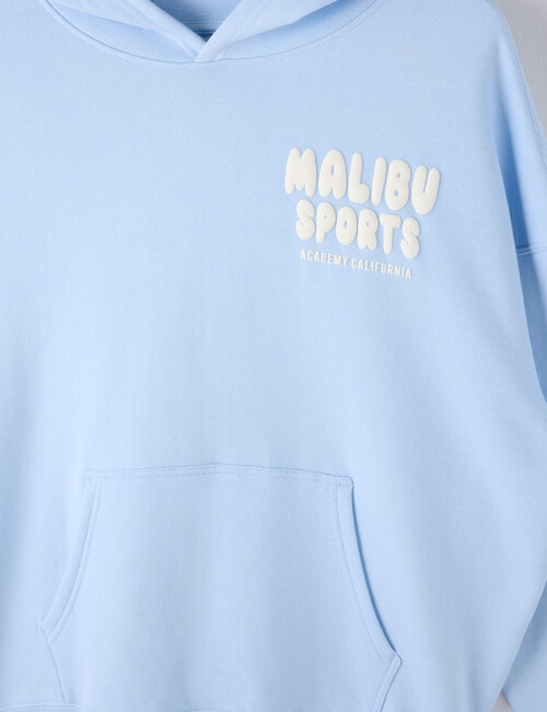Switch Malibu Sports Oversized Hoodie, Cornflower & Vanilla product photo View 03 L