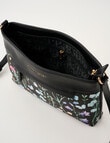Boston + Bailey Floral Printed Crossbody Bag, Black Floral product photo View 06 S