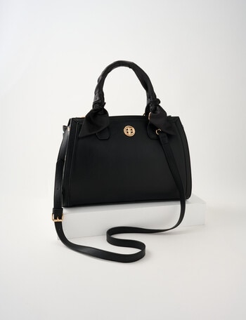 Boston + Bailey Floral Printed Shopper Bag, Black Floral product photo