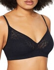 Nancy Ganz Lace Supreme Bralette, Black product photo View 03 S