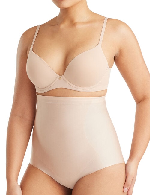 Nancy Ganz No VPL High Waisted Brief, Warm Taupe product photo View 04 L