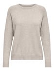ONLY Lesly Long Sleeve Pullover, Pumice Stone product photo