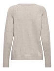 ONLY Lesly Long Sleeve Pullover, Pumice Stone product photo View 02 S