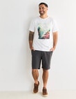 Kauri Trail Short Sleeve Tee, White product photo View 03 S
