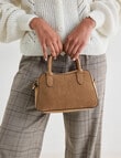 Zest Bowling Crossbody Bag, Tan product photo