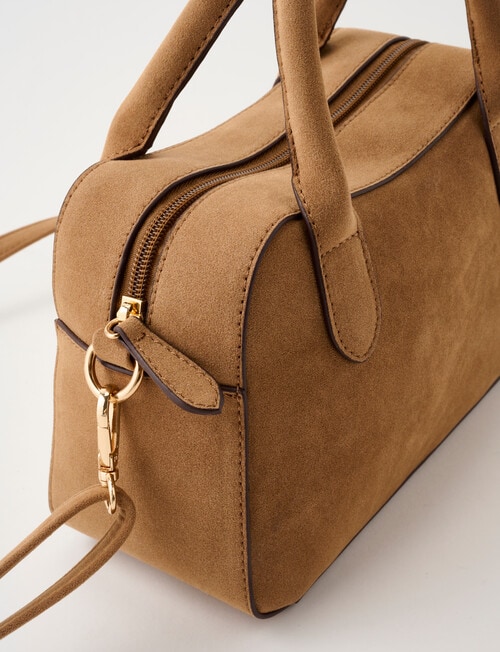 Zest Bowling Crossbody Bag, Tan product photo View 05 L