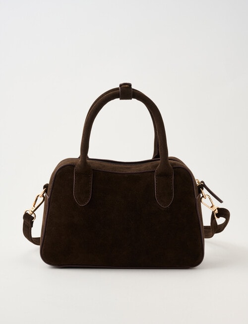 Zest Bowling Crossbody Bag, Chocolate product photo View 02 L