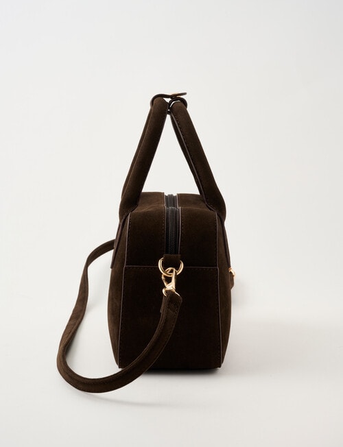 Zest Bowling Crossbody Bag, Chocolate product photo View 04 L