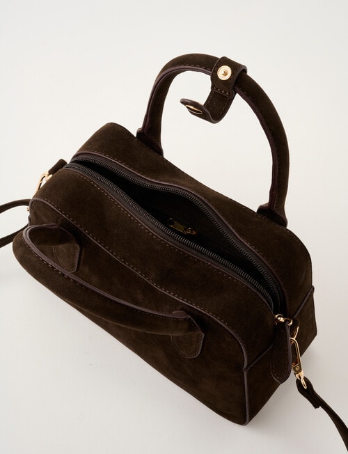 Zest Bowling Crossbody Bag, Chocolate product photo View 07 L