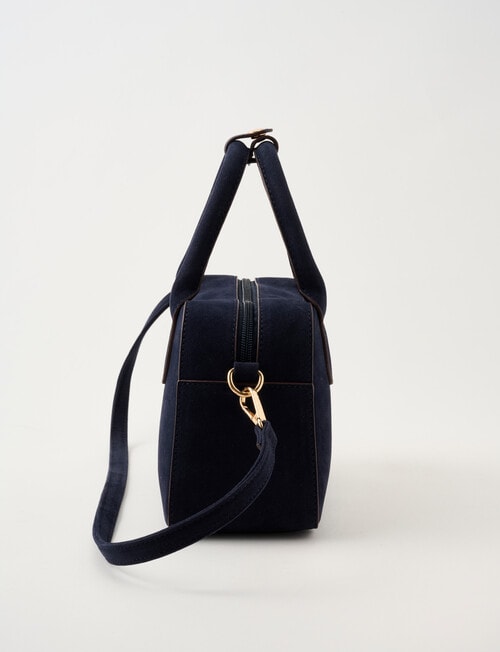Zest Bowling Crossbody Bag, Navy product photo View 04 L