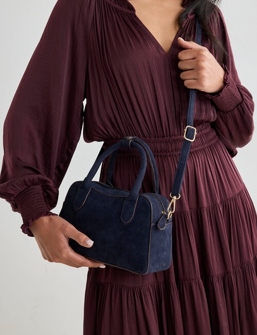 Zest Bowling Crossbody Bag, Navy product photo View 08 L