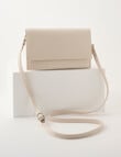 Boston + Bailey Classic Crossbody Bag, Bone product photo
